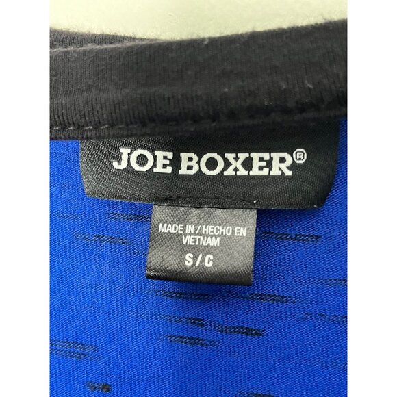 Joe Boxer Small Blue & Black Athletic Tee 66d - Picture 3 of 6